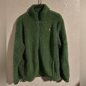 NWT Staple men’s or unisex sherpa jacket in hunter green- size large